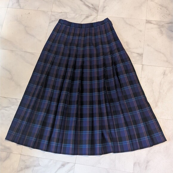 Pendleton Skirt Women's size 8 Pure Virgin Wool Authentic Malcolm Tartan Plaid - Picture 1 of 5